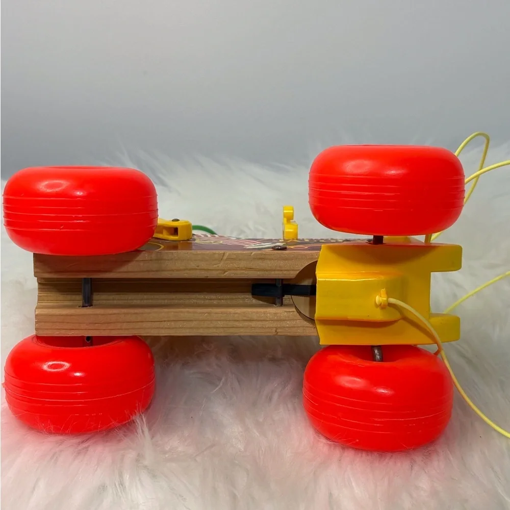 Fisher-Price Jalopy Clown Toy with Red and Yellow Accents - Picture 4 of 7